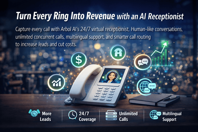 Turn Every Ring Into Revenue with an AI Receptionist